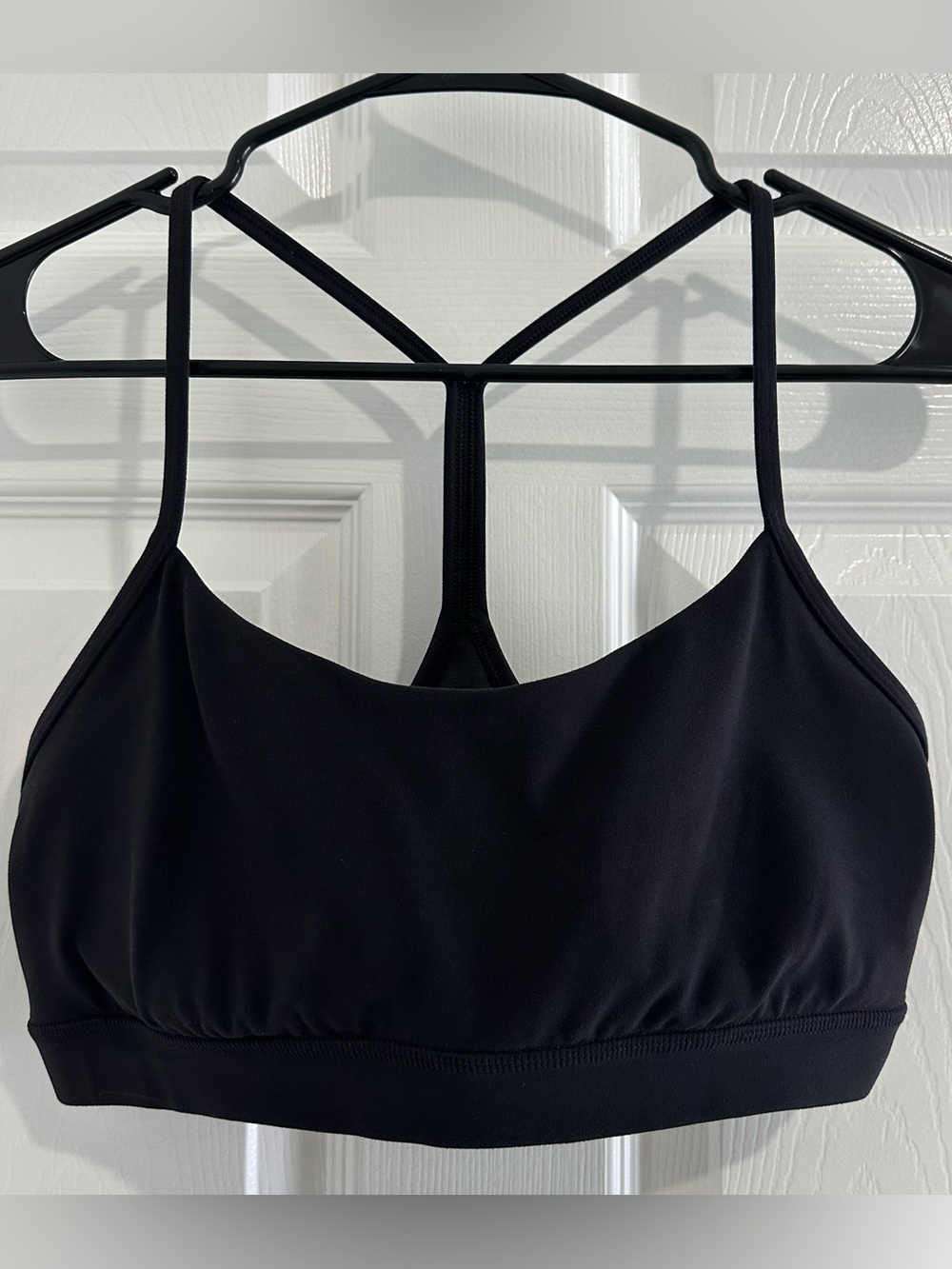 Lululemon Flow Y Bra Nulu *Light Support, A-C Cups Black Size 12